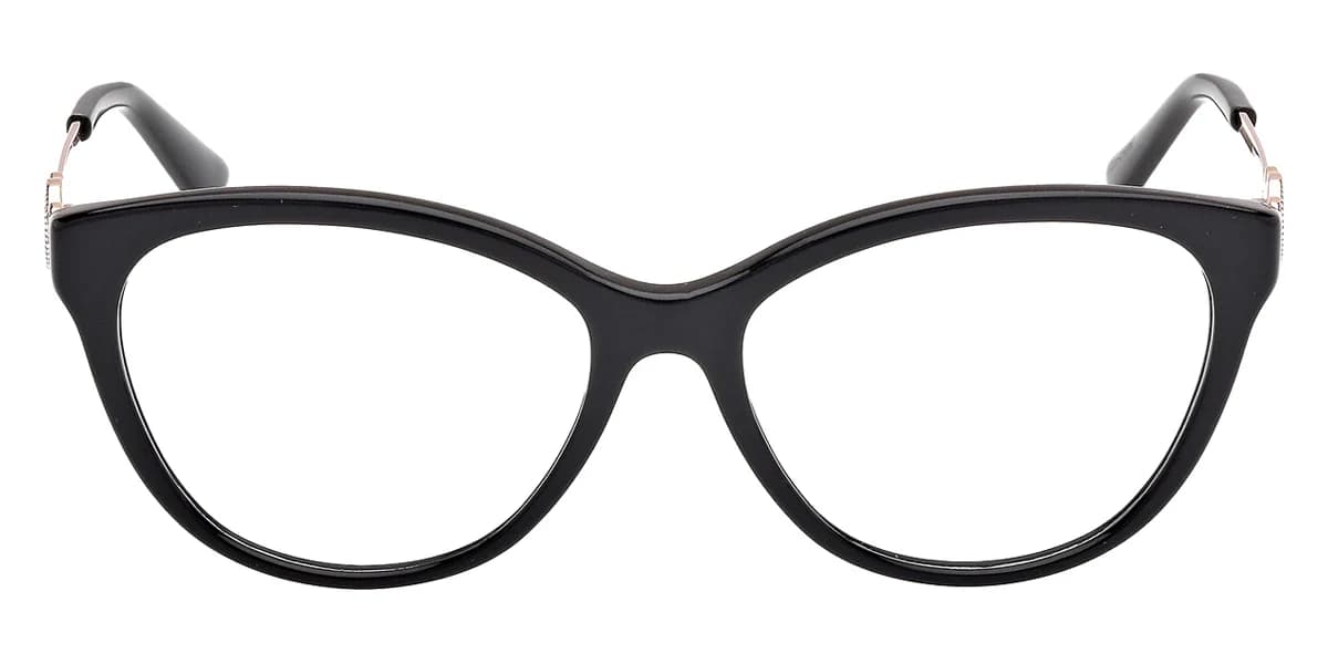 Guess GU50230 001 Eyeglasses Shiny Black 53mm Women 2