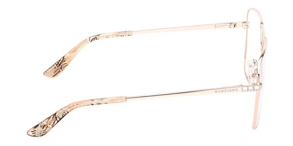 Marciano GM50029 028 Eyeglasses Shiny Rose Gold 58mm Women 5