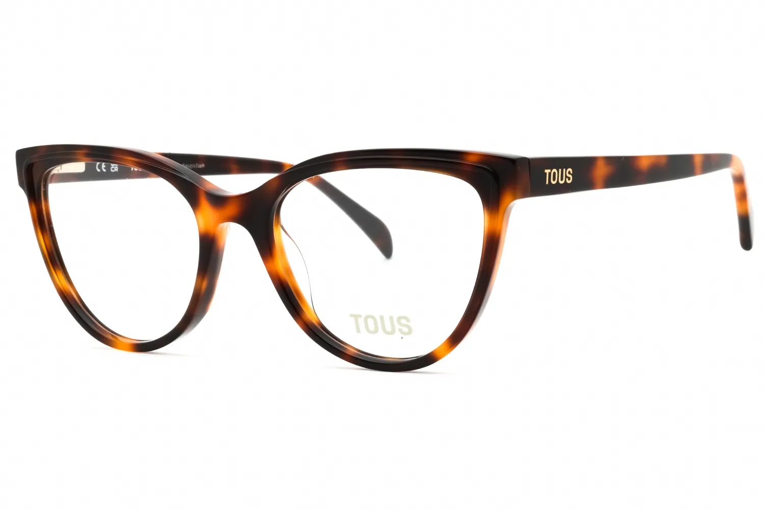 Tous VTOC16 09XW Eyeglasses Shiny Medium Havana 53mm Women