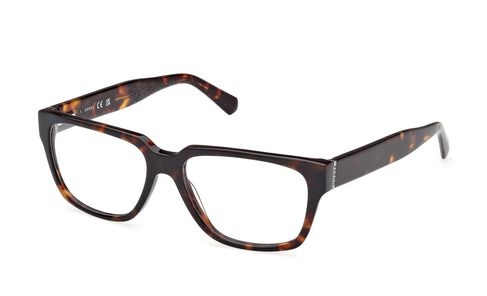 Guess GU50150 052 Eyeglasses Dark Havana 55mm Women