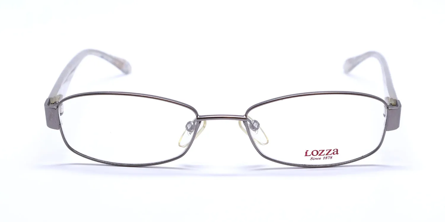Lozza Vl2123 0613 Eyeglasses Matte Gunmetal 52mm 3