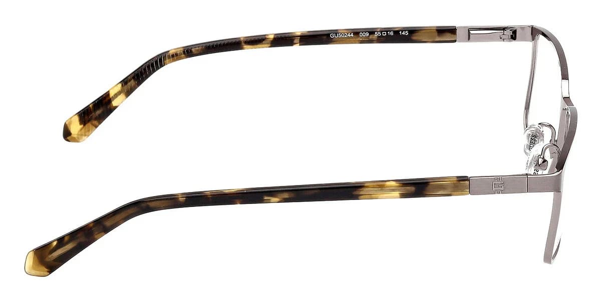 Guess GU50244 009 Eyeglasses Matte Gunmetal 55mm Men 5