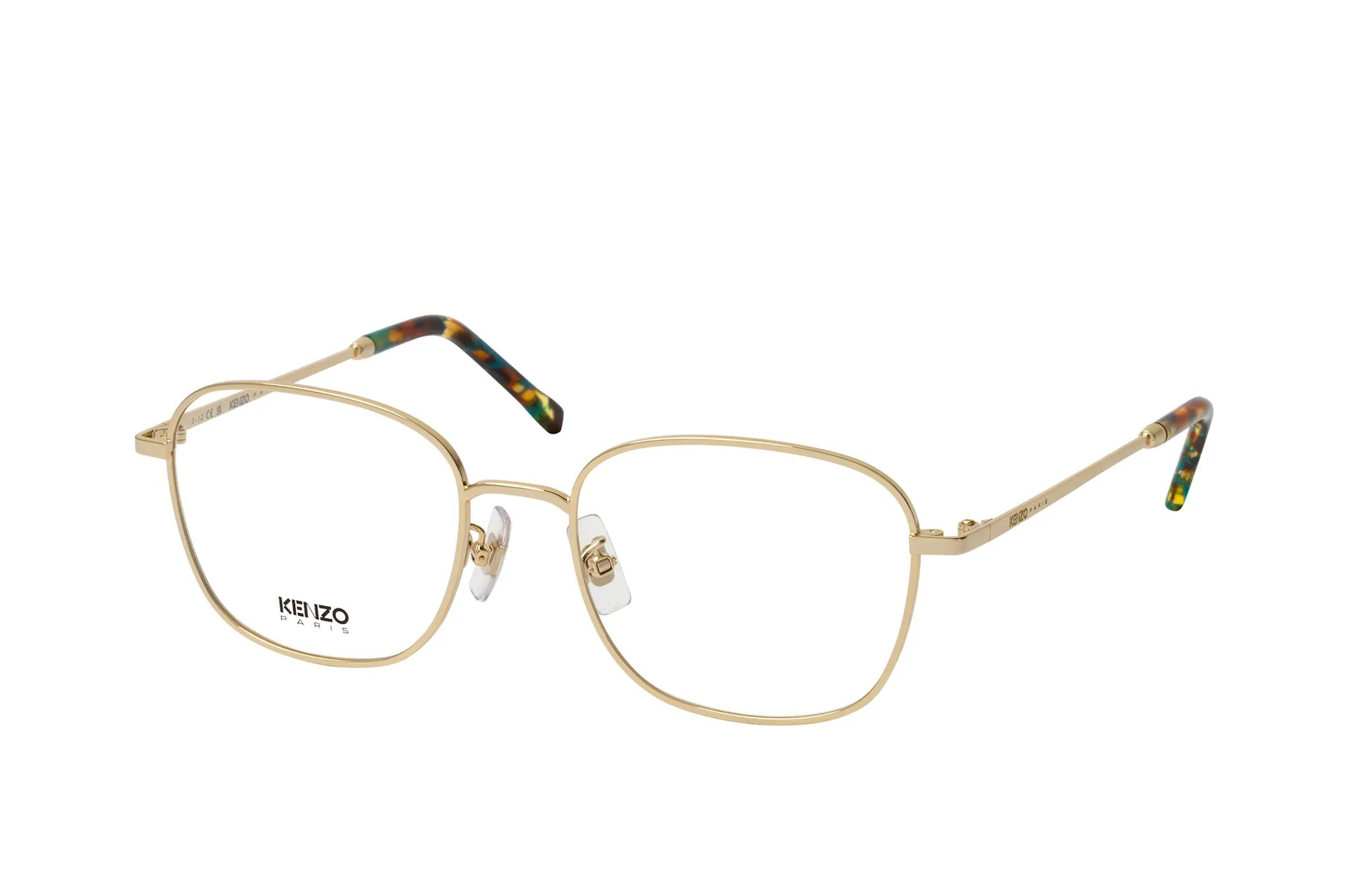 Kenzo KZ50167U 032 Eyeglasses Shiny Gold 52mm Unisex