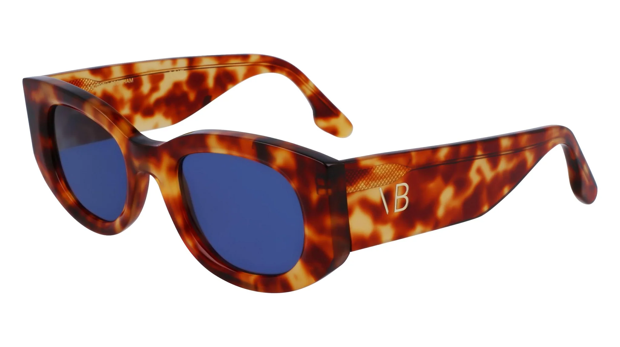 Victoria Beckham VB654S 222 Sunglasses Blonde Havana 50mm Women