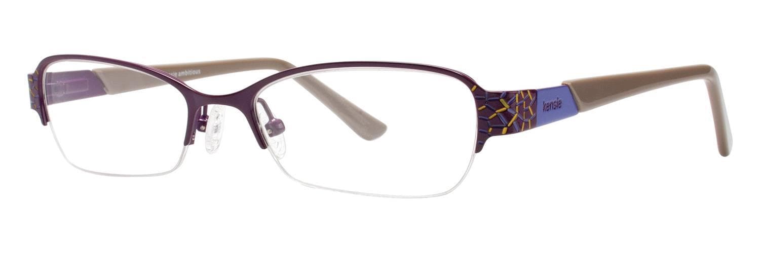 Kensie Ambitious Eyeglasses Purple 49mm Women