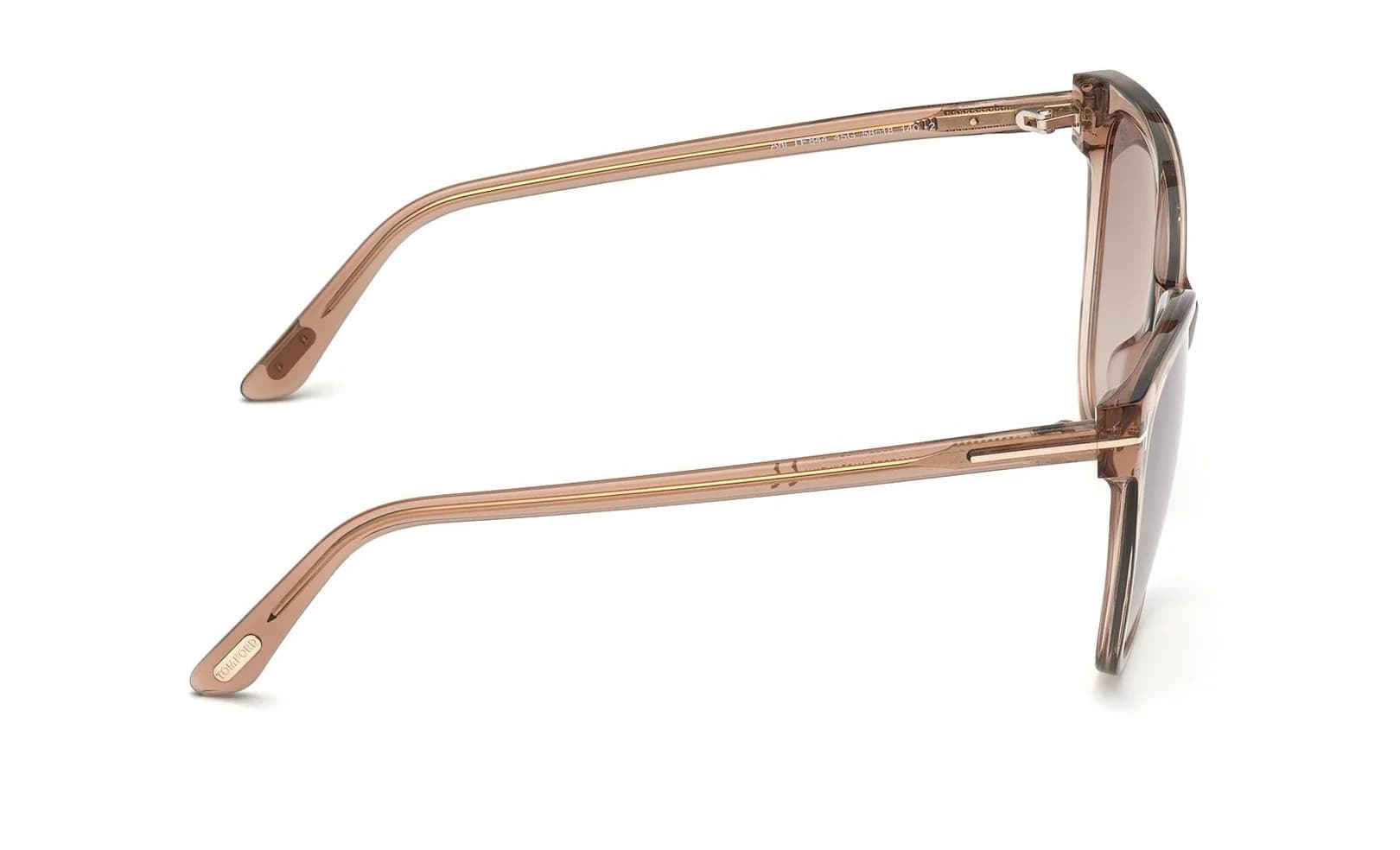 Tom Ford FT0844 ANI 45G Sunglasses Shiny Light Brown 58mm Women 5
