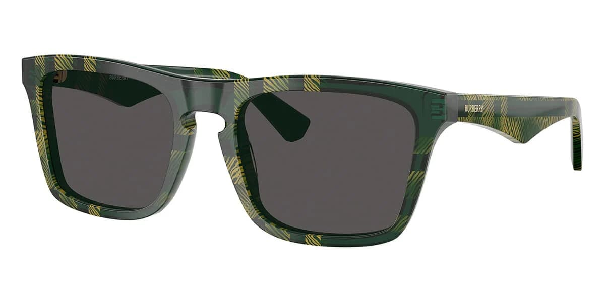 Burberry 0BE4434 412587 Sunglasses Check Green 57mm Men
