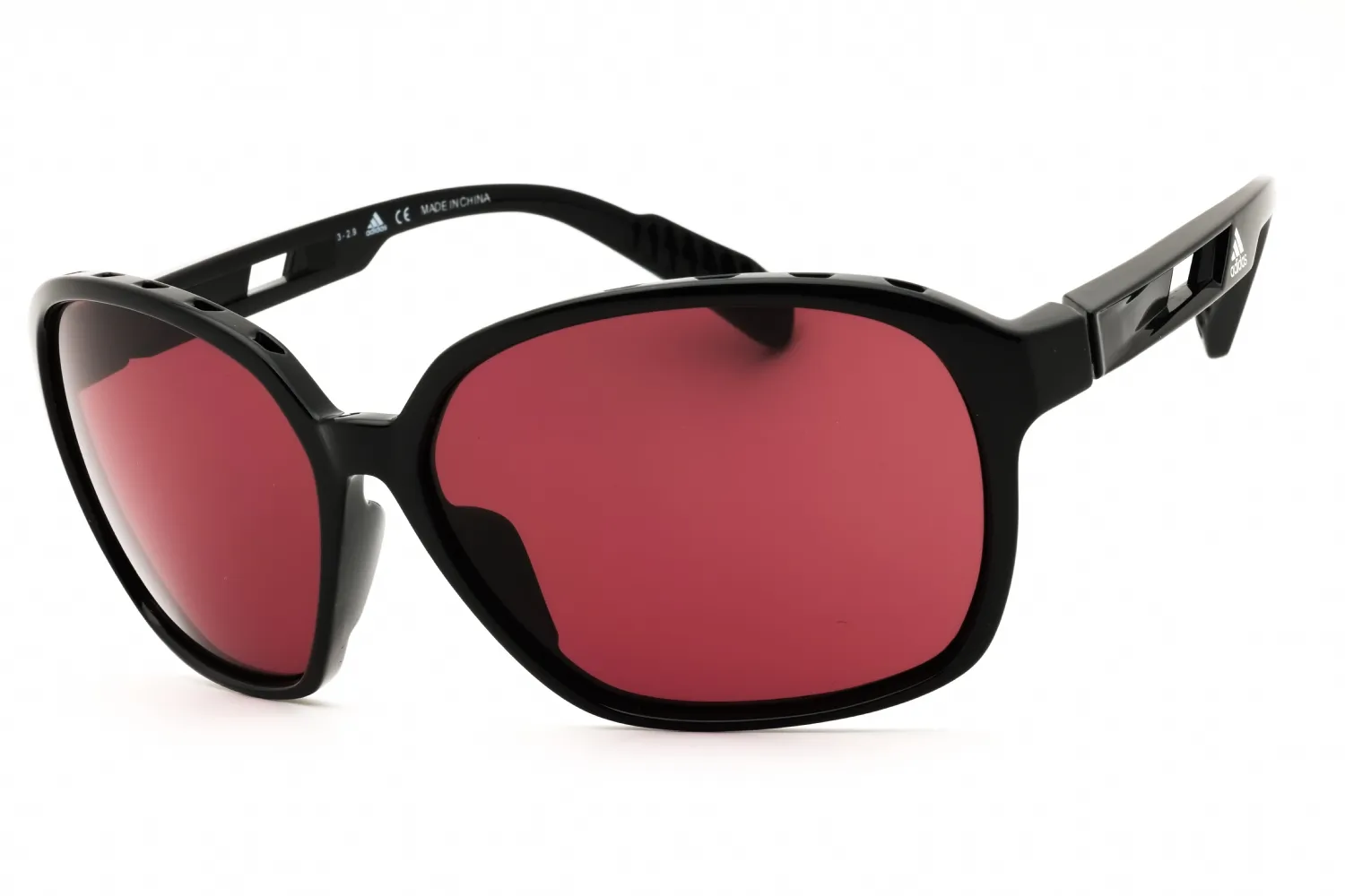 Adidas SP0013 01Y Sunglasses Shiny Black 62mm Women