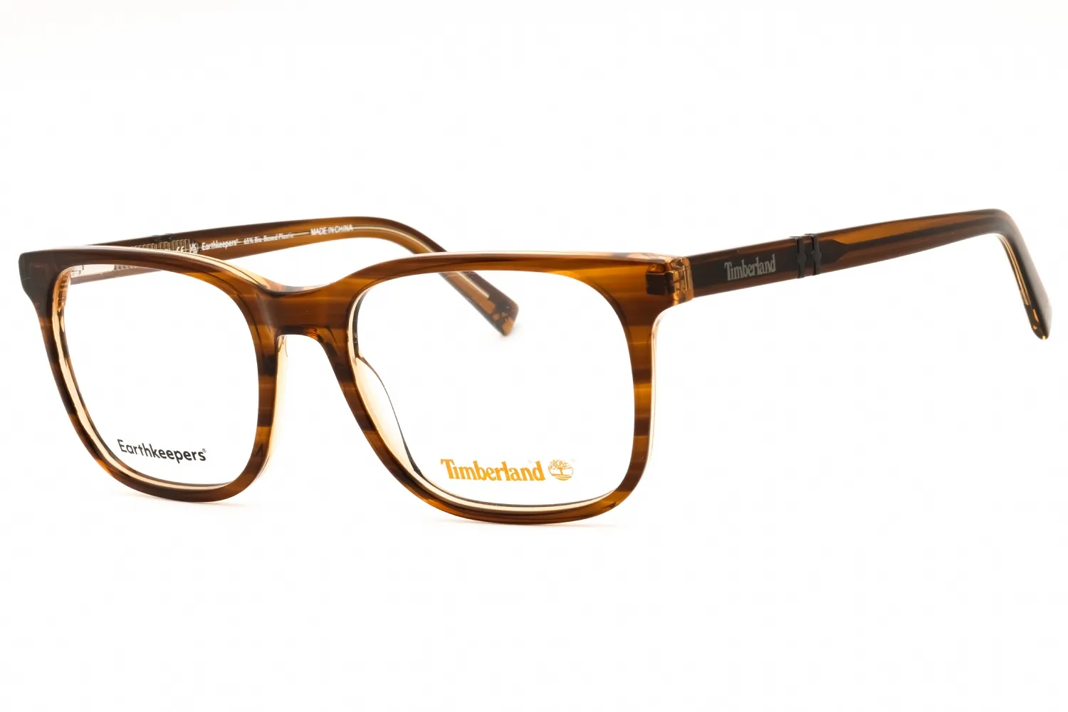 Timberland TB50024 048 Eyeglasses Shiny Dark Brown 54mm Men