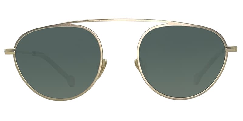 Nathalie Blanc Hugo C240 Sunglasses Gold Matte 46mm Women