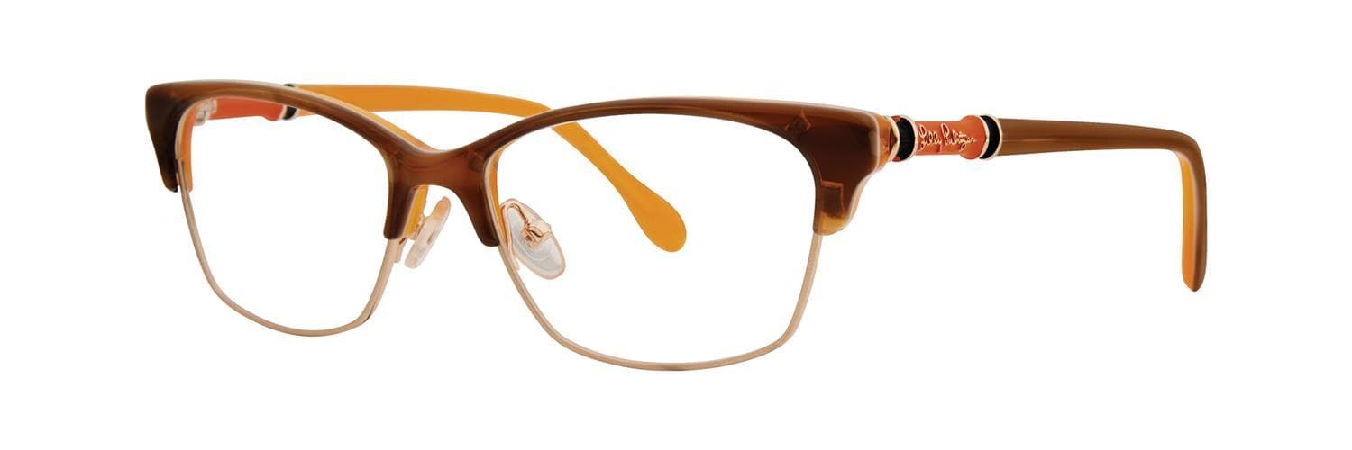 Lilly Pulitzer Ashby Eyeglasses Tortoise Mandarin 52mm Women