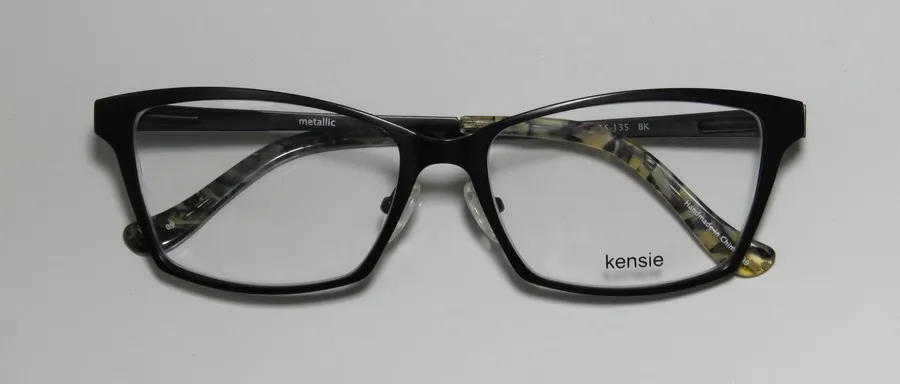 Kensie Metallic bk Eyeglasses Black 51mm 2