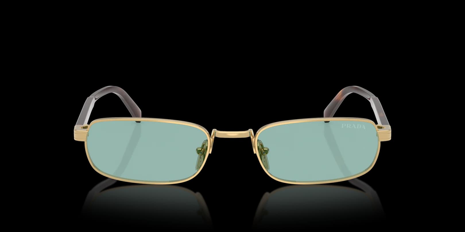 Prada 0PR B54S 5AK40K Sunglasses Gold 54mm Men 2