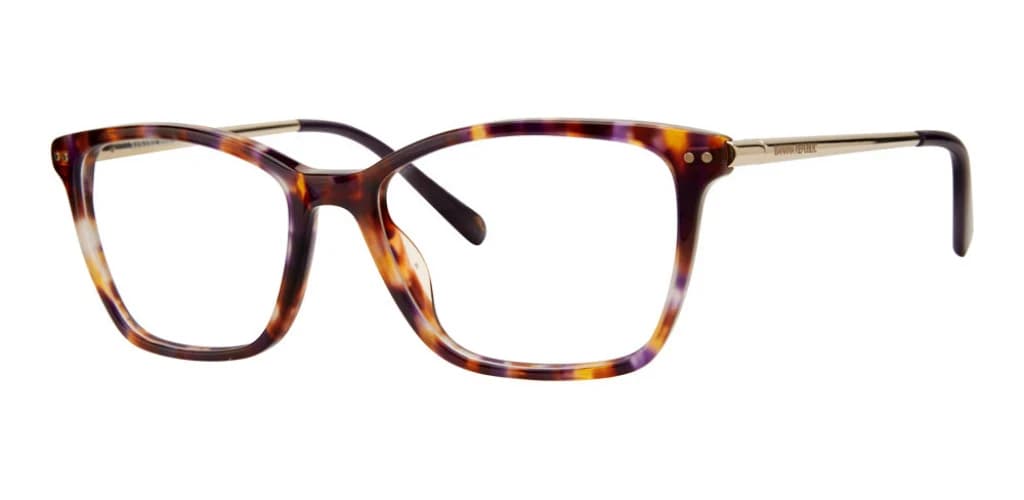 Banana Republic BR 228 0DEX Eyeglasses Brown Violet Havana 52mm Women
