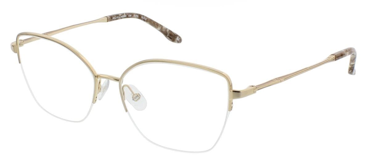 BCBGMAXAZRIA Avril Eyeglasses Gold 55mm Women