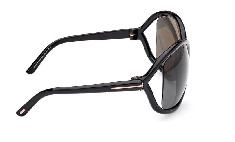 Tom Ford FT1068 01A Sunglasses Shiny Black 68mm Women 5