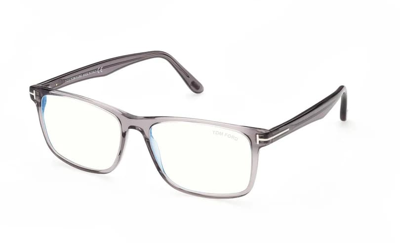 Tom Ford FT5752B 020 Eyeglasses Grey 53mm Men