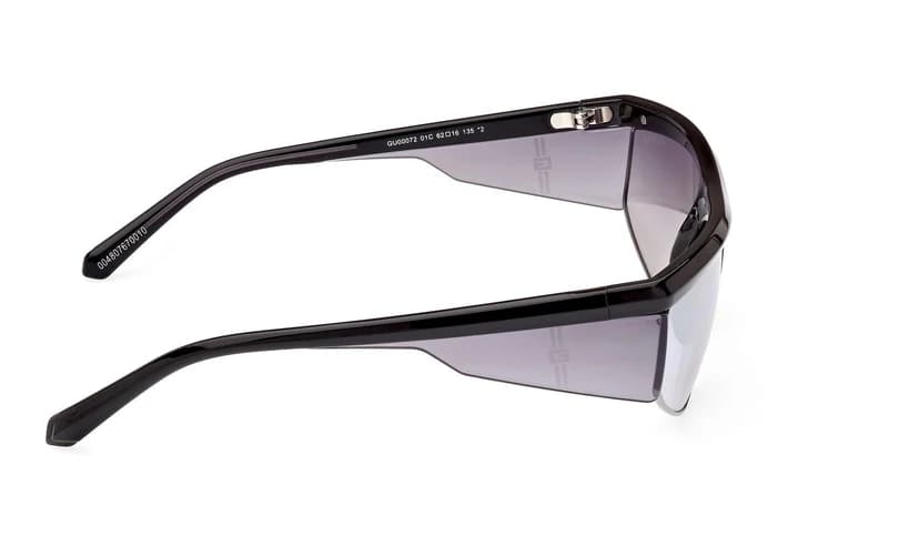 Guess GU00072 01C Sunglasses Shiny Black 62mm Women 5