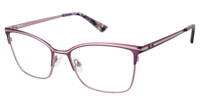 Nicole Miller Madagascar C02 Eyeglasses Mauve/mauve 56mm Women