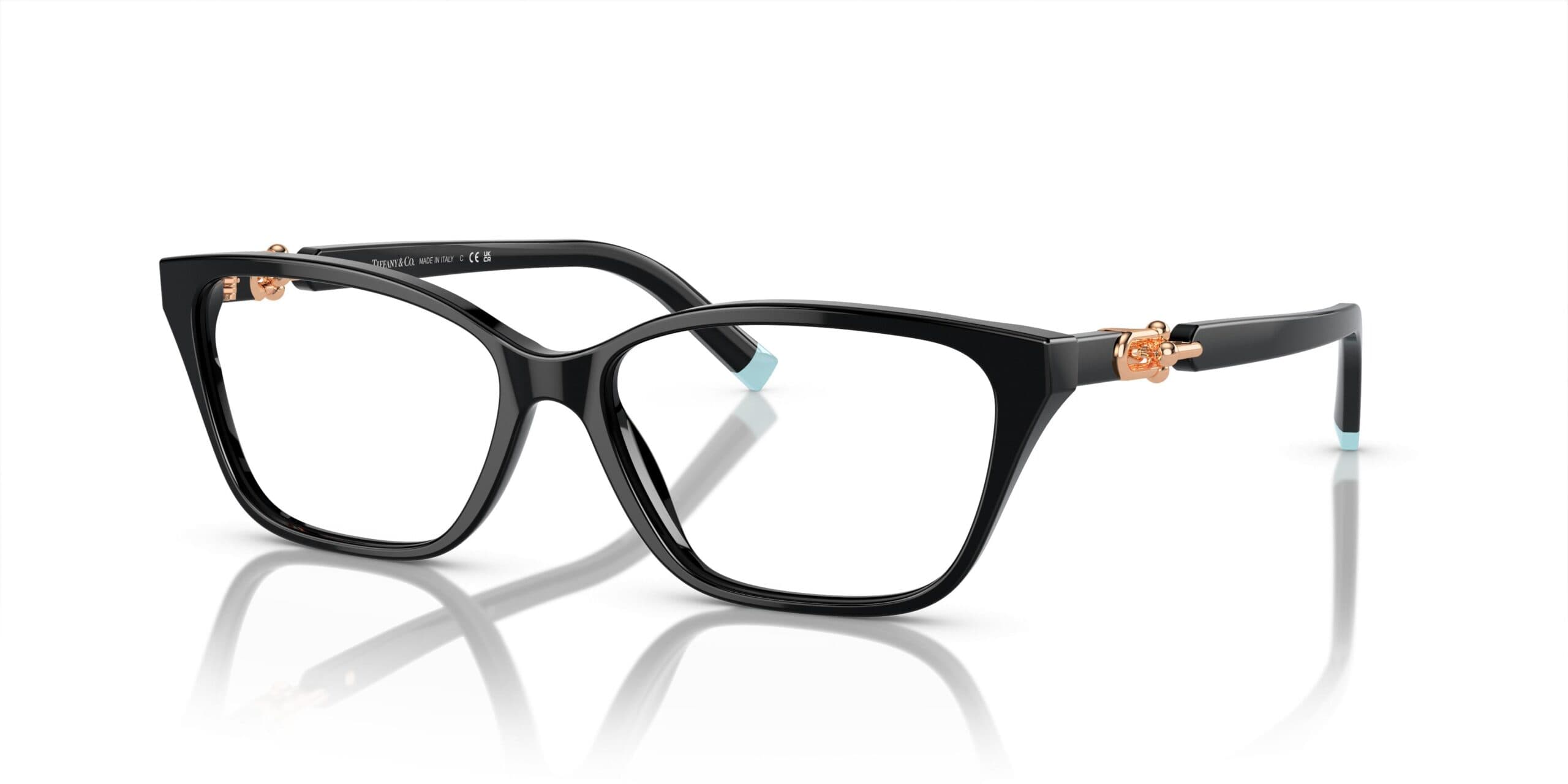 Tiffany &amp; Co. 0TF2229 8420 Eyeglasses Black Gold 53mm Women
