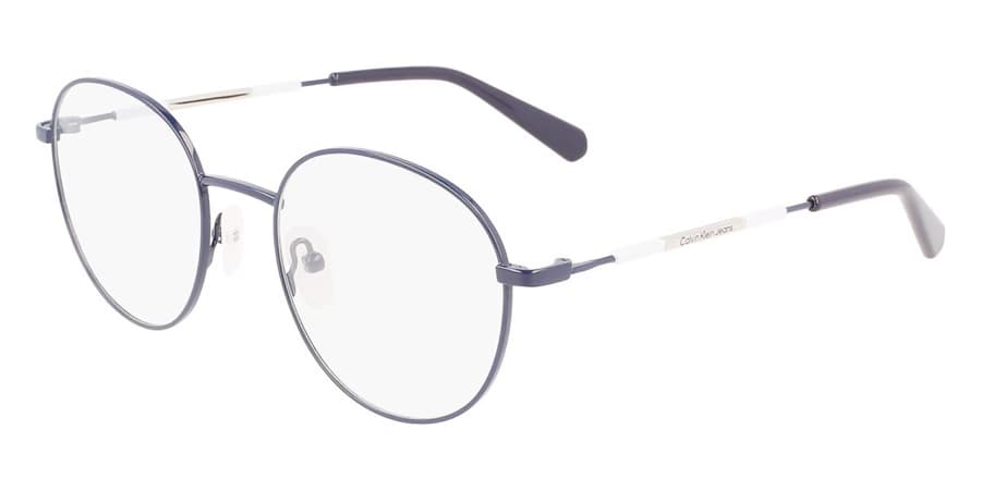 Calvin Klein CKJ22205 405 Eyeglasses Blue White 45mm Unisex