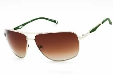 Fila SFI180 0SIL Sunglasses Silver 64mm