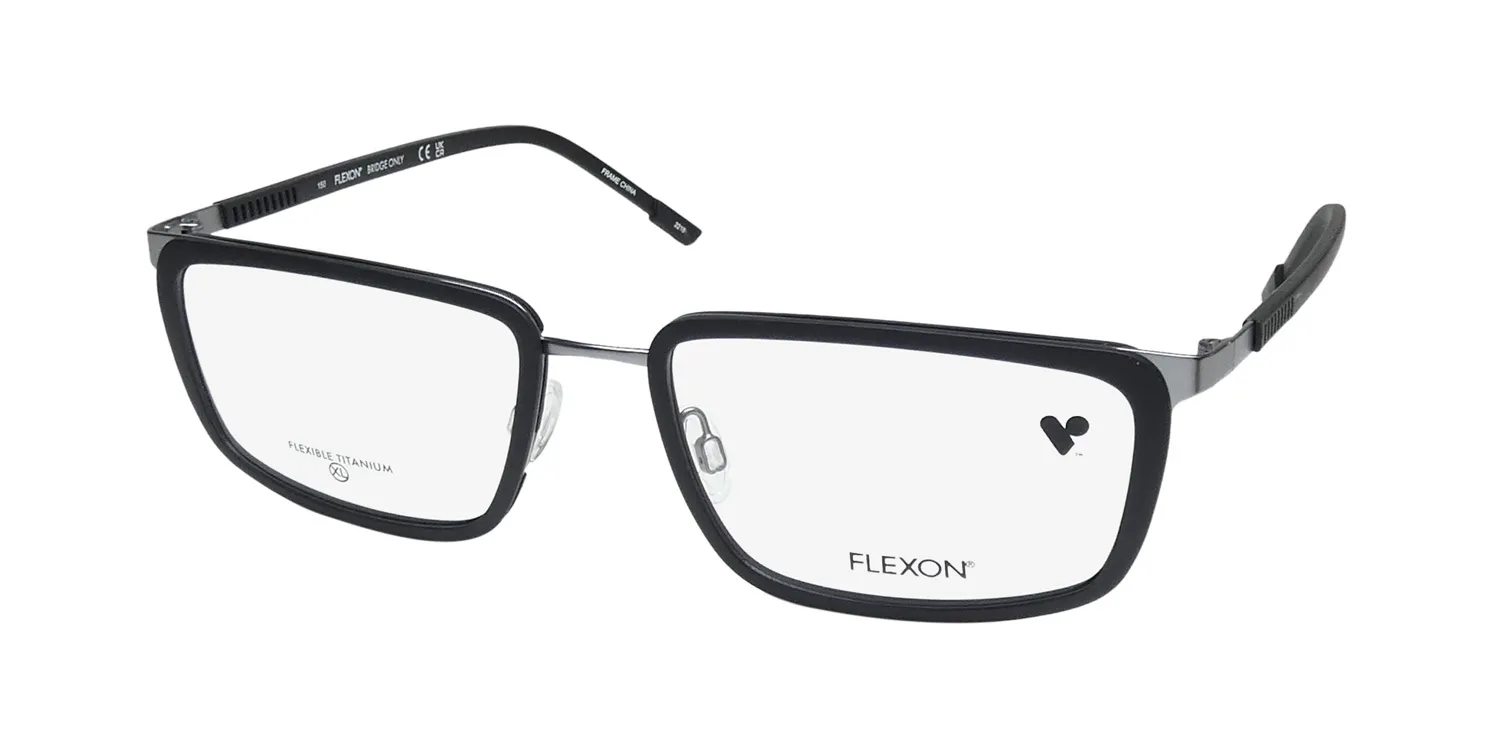 Flexon E1138 002 Eyeglasses Matte Black 56mm