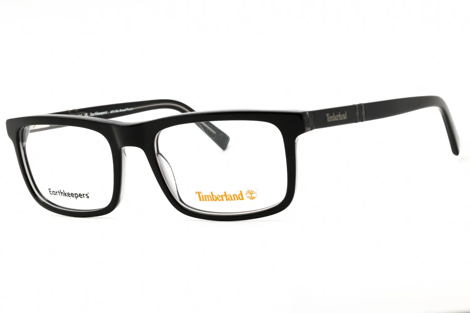 Timberland TB50023 001 Eyeglasses Shiny Black 55mm Men