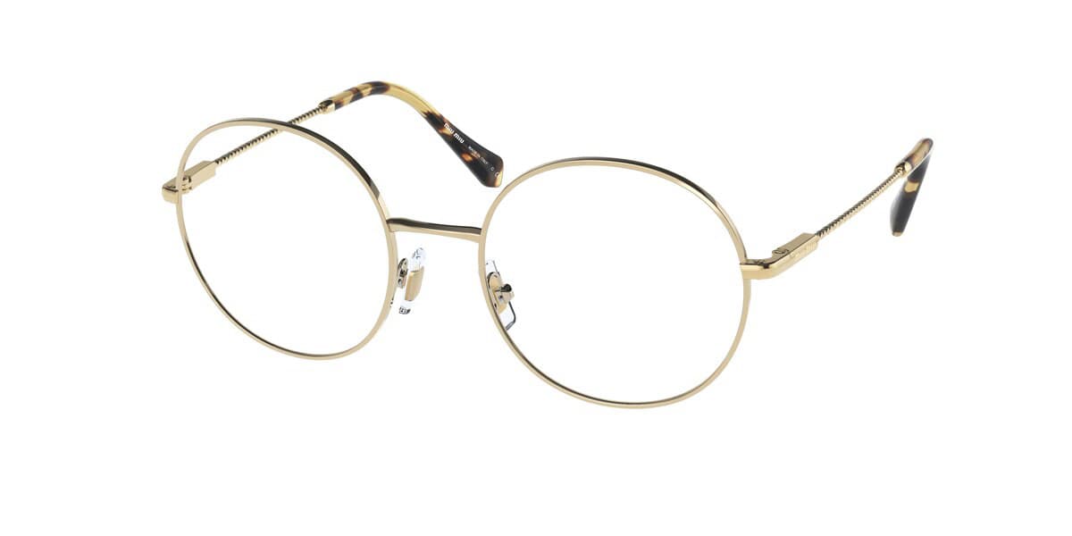 Miu Miu VMU04S 389-1O1 MU53TV Eyeglasses Gold 51mm Women