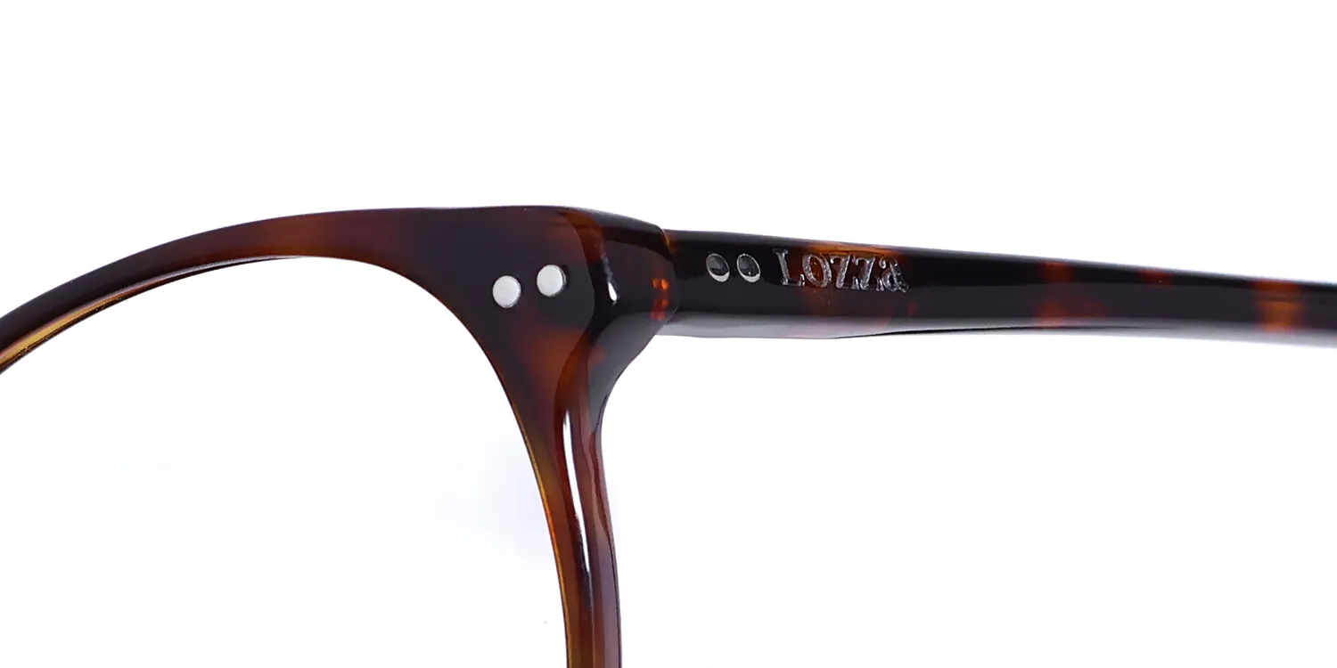 Lozza Vl1836 0714 Eyeglasses Tortoise 48mm Unisex 6