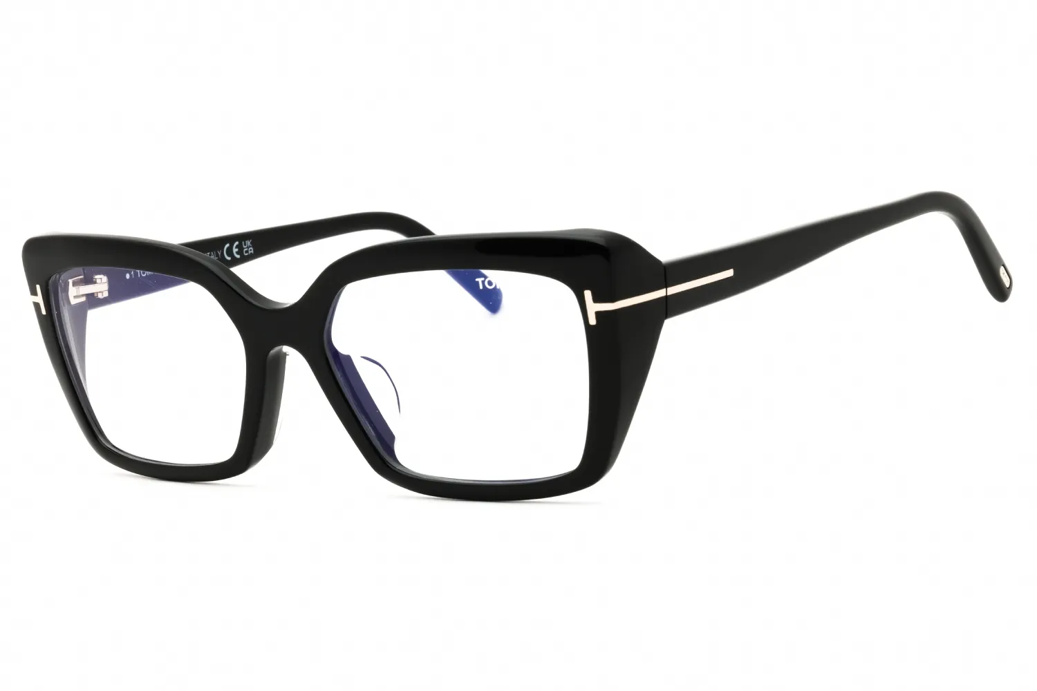 Tom Ford FT5991-F-B 001 Eyeglasses Shiny Black 56mm Women