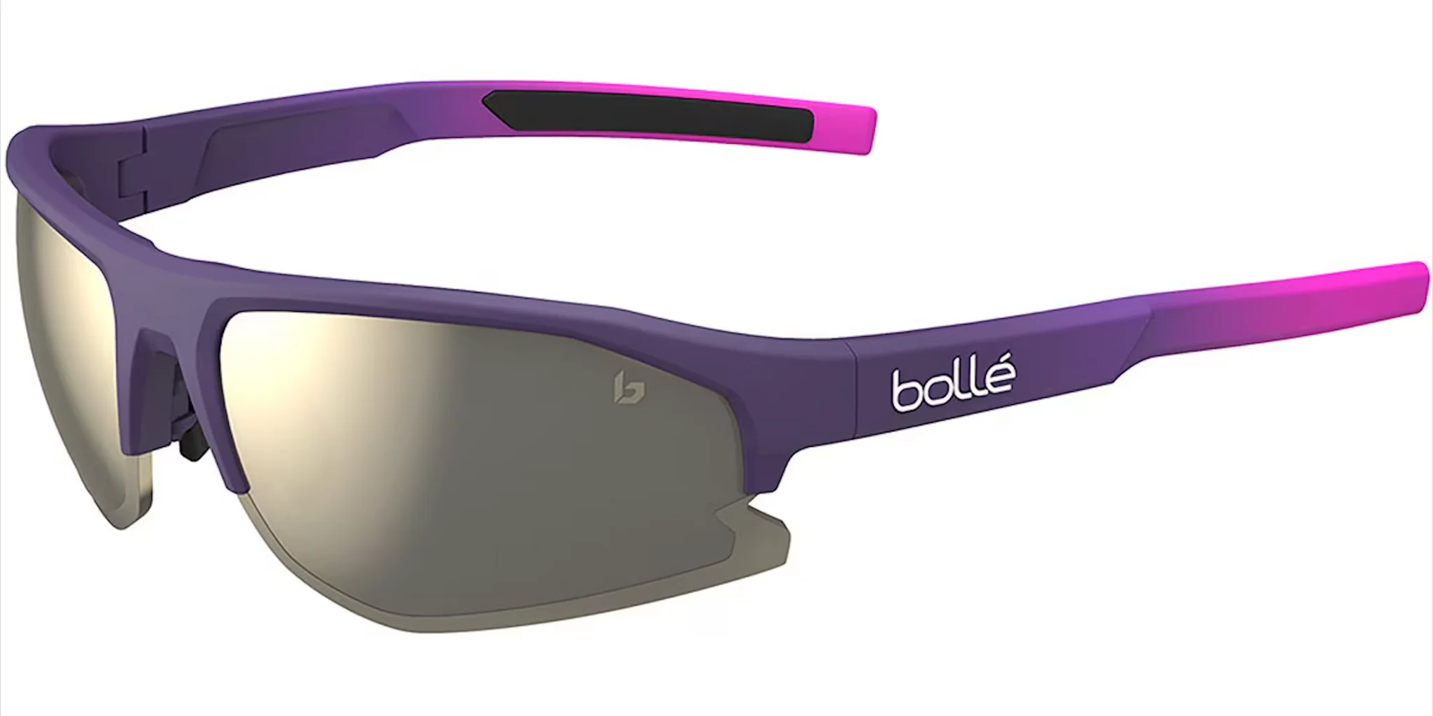 Bolle BOLT 2.0 S BS004010 Sunglasses Burgundy Pink Matte 67mm Unisex