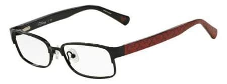 Disney 3E 1007 3091 Eyeglasses Black Red 47mm Kids