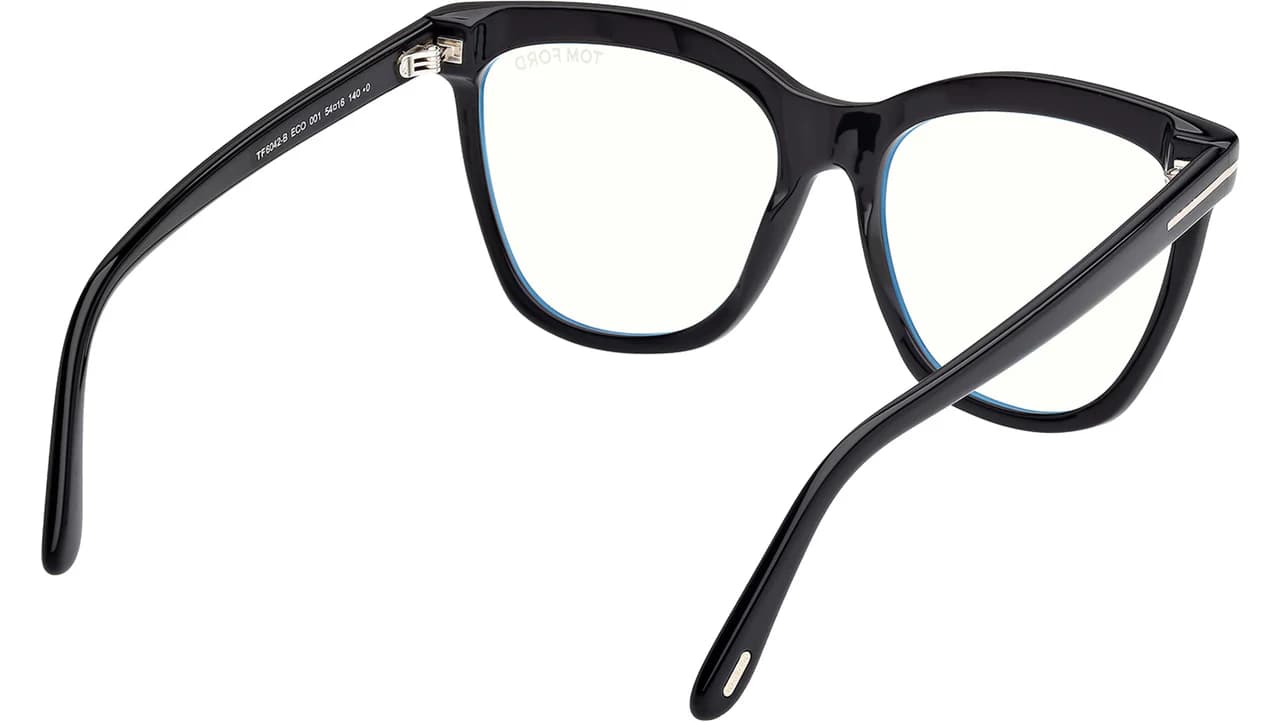 Tom Ford FT6042B 001 Eyeglasses Shiny Black 54mm Women 5