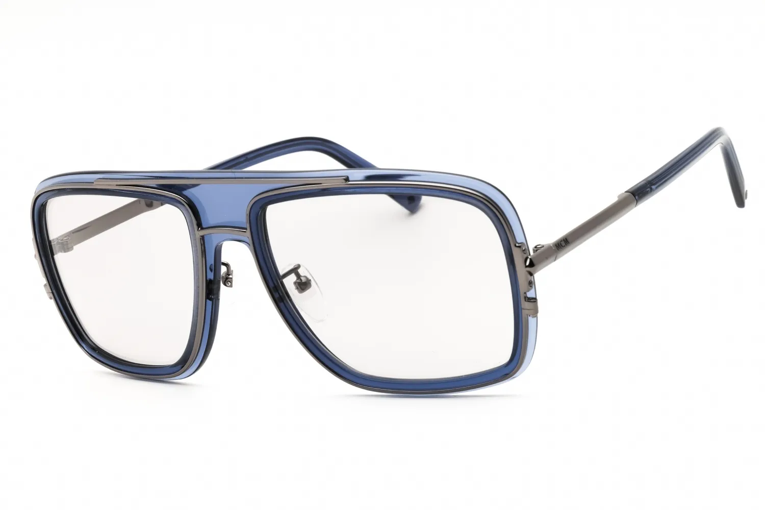 MCM MW0017-H 90A Sunglasses Shiny Blue 57mm Unisex