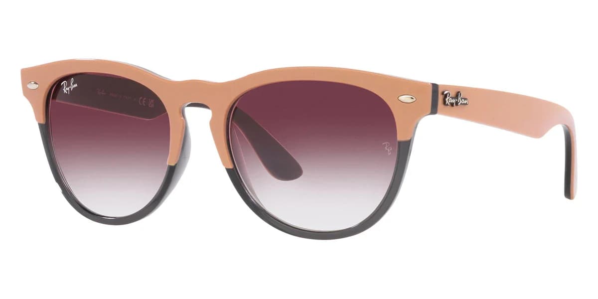 Ray-Ban RB4471 IRIS 66338H Sunglasses Black Beige 54mm Women