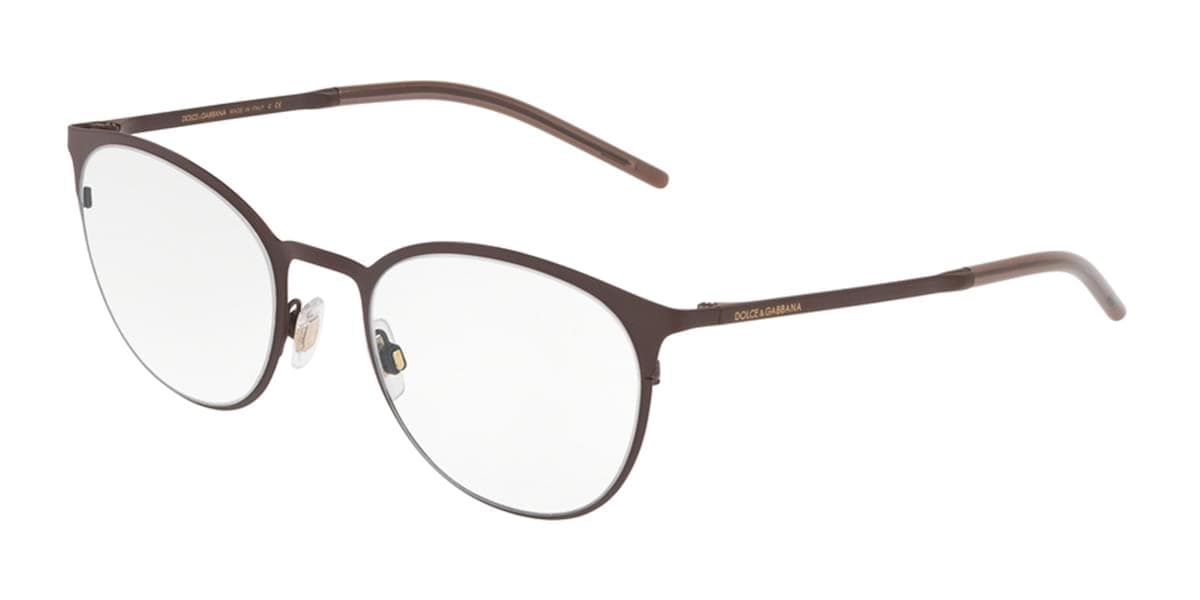 Dolce &amp; Gabbana DG1319 1320 Eyeglasses Brown 51mm Unisex
