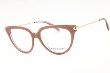 Michael Kors 0MK4151U 4015 Eyeglasses Laminated Light Sand Brown On Clear 51mm