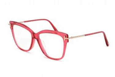 Tom Ford FT5704-F-B 066 Eyeglasses Shiny Red 54mm
