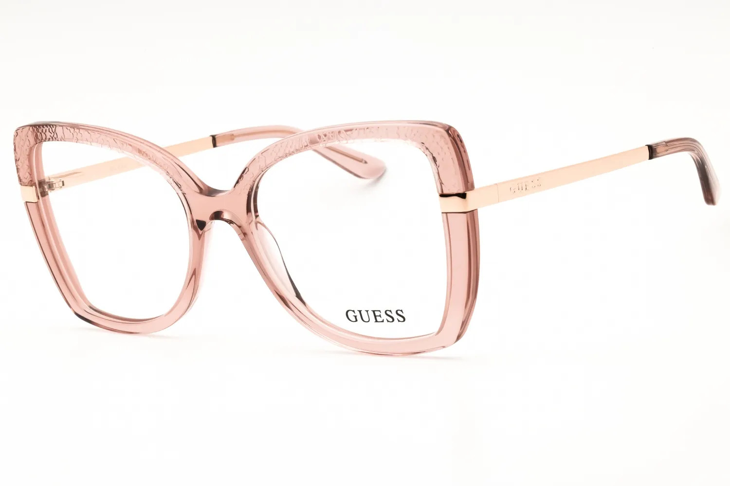 Guess GU50245 057 Eyeglasses Shiny Beige 54mm Women