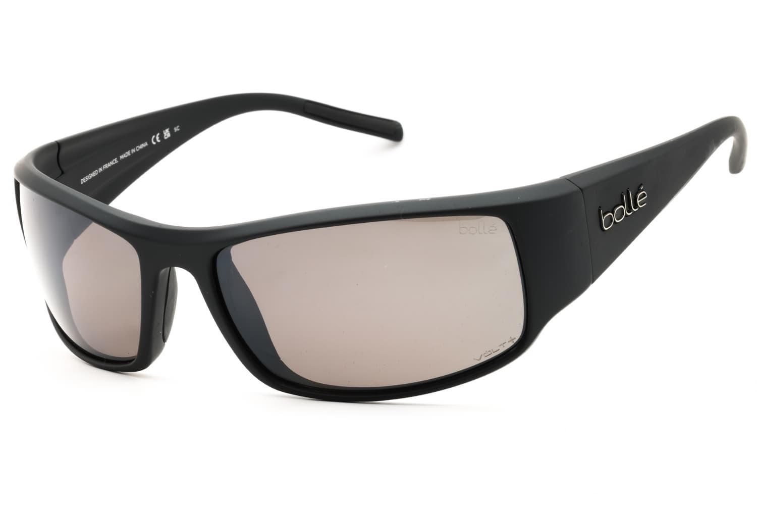 Bolle KING BS026002 Sunglasses Matte Black 63mm Men