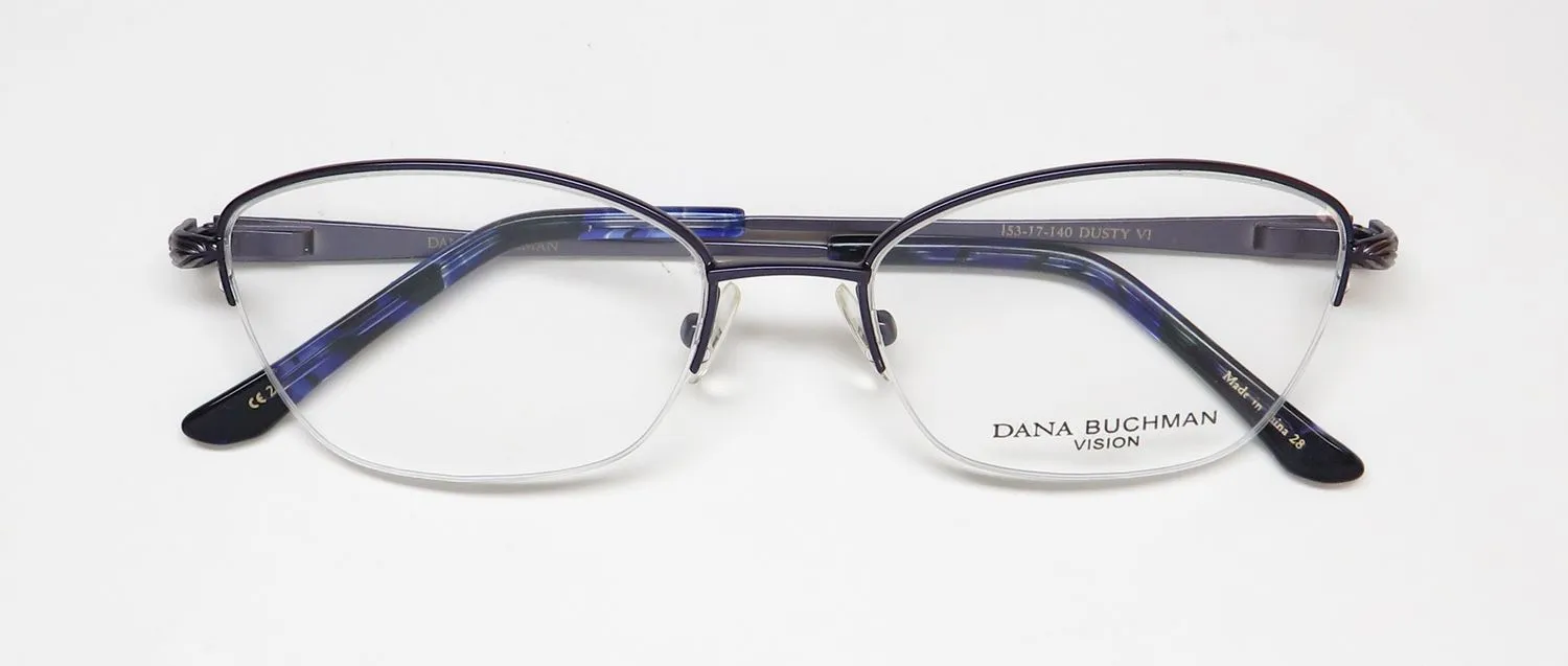 Dana Buchman Dusty vi Eyeglasses Violet 53mm 2