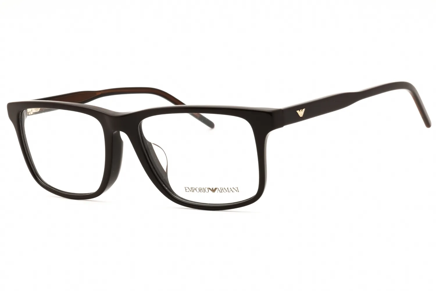 Emporio Armani 0EA3257F 6255 Eyeglasses Shiny Brown 55mm Men