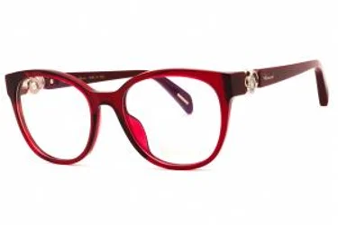 Chopard VCH356S 0954 Eyeglasses Shiny Dark Burgundy 53mm