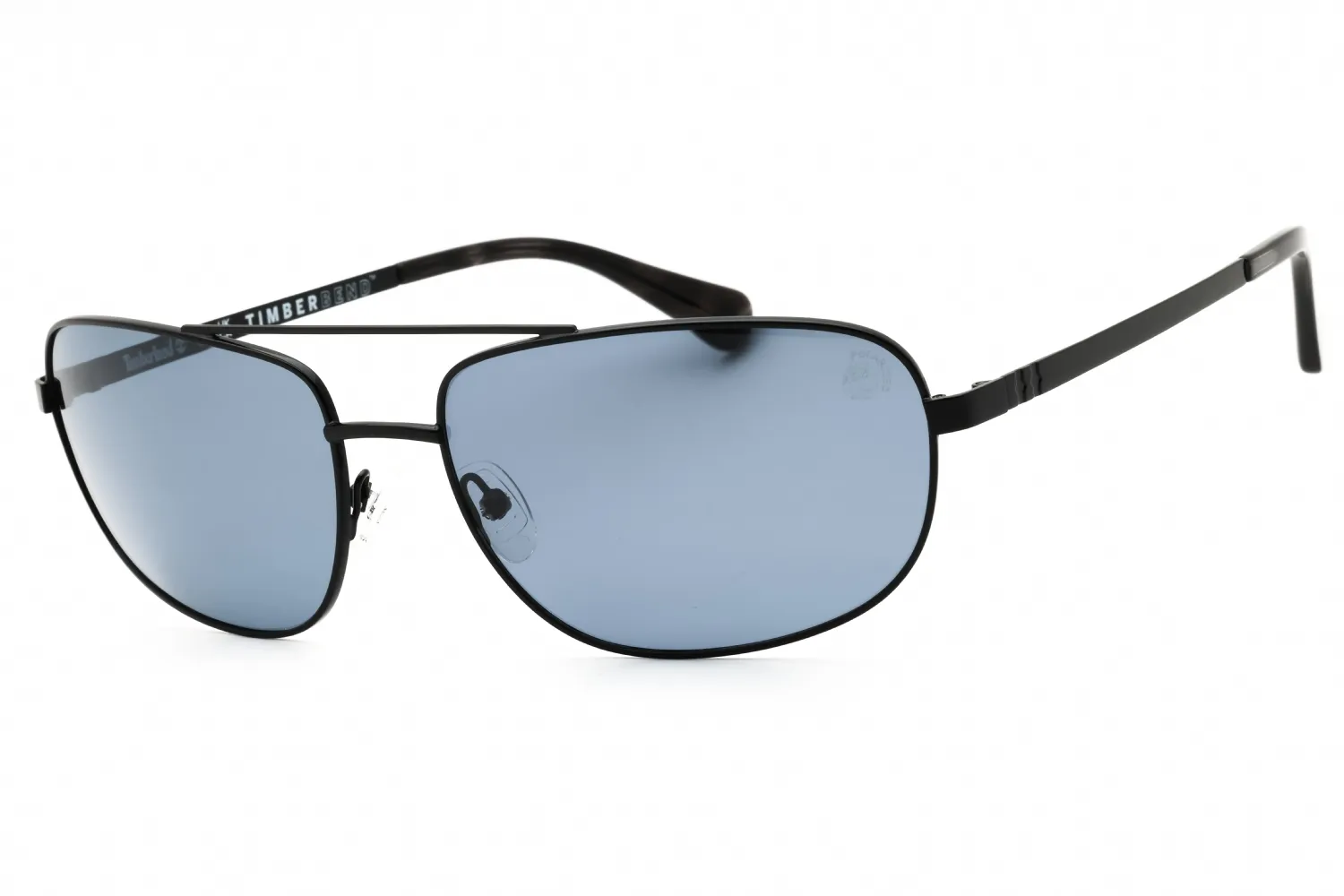 Timberland TB00045 01D Sunglasses Shiny Black 66mm Men