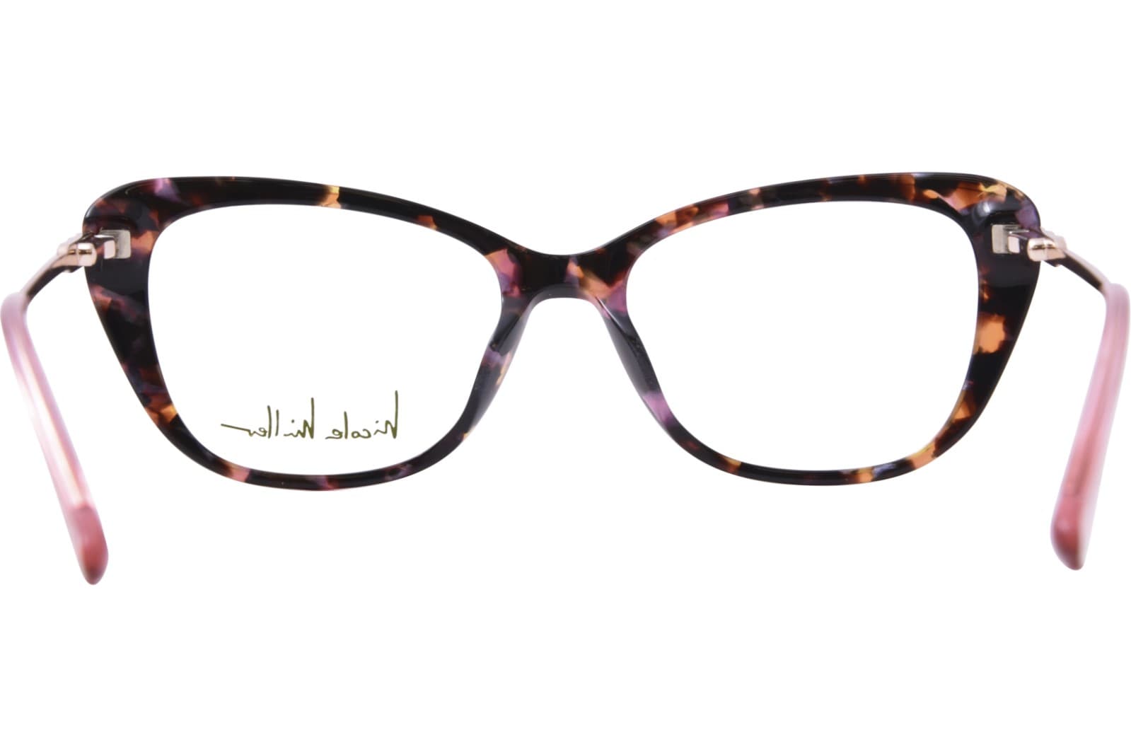 Nicole Miller NMSTKITTS 01 Eyeglasses Rose Tortoise 51mm Women 4
