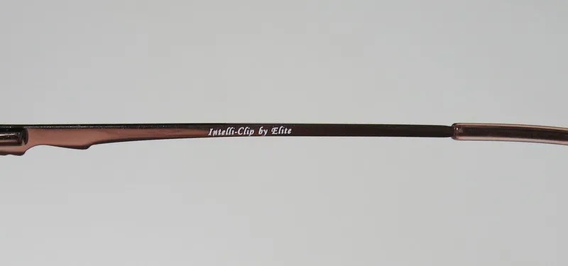 Elite Eyewear Intelli Clip 750 pink Eyeglasses Brownish Pink 47mm 8