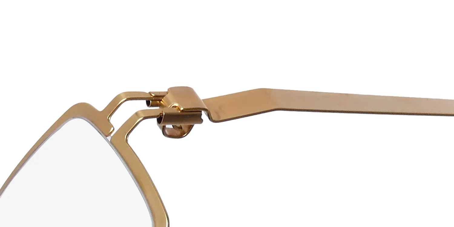 Mykita Joe 13 Eyeglasses Glossy Gold 47mm Unisex 6