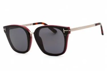 Tom Ford FT1014 71A Sunglasses Shiny Bordeaux 68mm