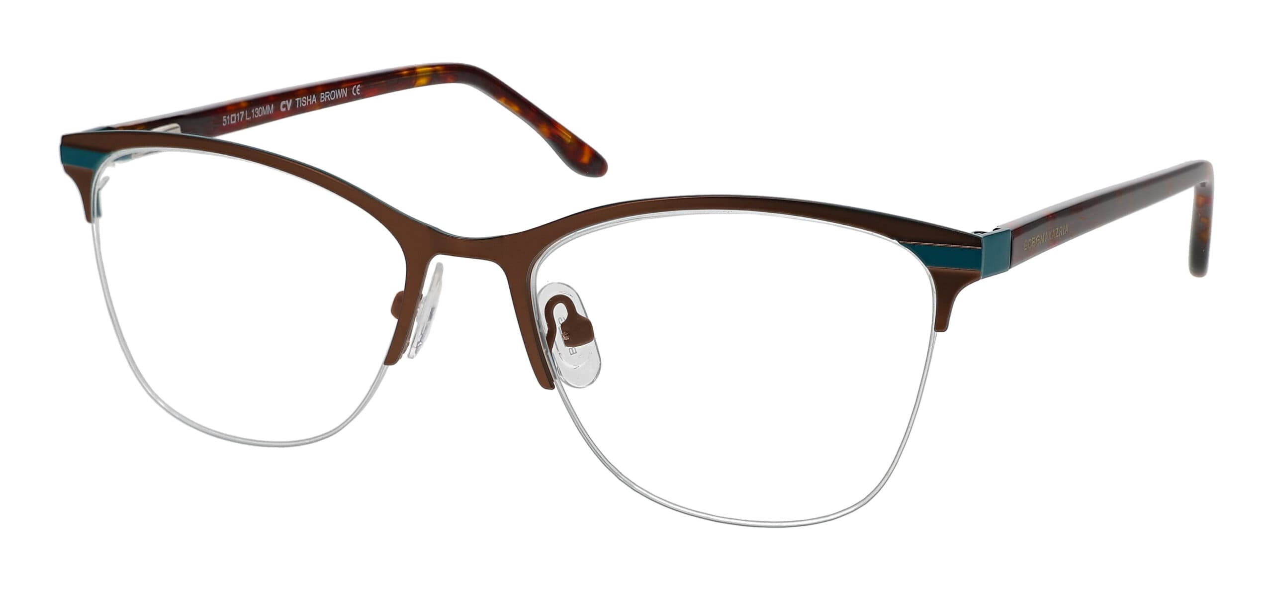 BCBGMAXAZRIA Tisha 215 Eyeglasses Brown 51mm Women